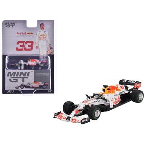 Racing RB16B #33 Max Verstappen 2nd Place Turkish GP (2021) Limited Edition 1/64 Diecast Model Car by Mini GT MGT00680