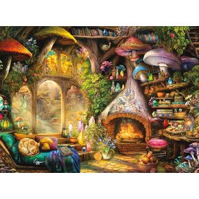 Buffalo Games - Aimee Stewart - Merry Mushroom Cottage - 1000 Piece Jigsaw Puzzle for Adults - Challenging Puzzle Perfect for Game Nights - Finished Size is 26.75 x 19.75
