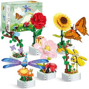 YKToyz Cherry Blossom Tree Building Set, Chinese Architecture Blocks Japanese Sakura House Set Bonsai Kit, Sets for Adults Gift Kids Age 12+(3220 Pieces) (PBS001)
