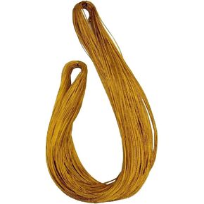 109 Yards Gold String,Gold Thread. Metallic Cord for Crafts Making, Craft Making,Gifts Packing Rope Ornament for Christmas Wedding Party (Gold 0.6mm 109yard/1bundle)