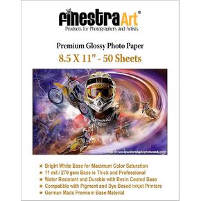 8.5" X 11" Premium Glossy Photo Paper - 50 Sheets