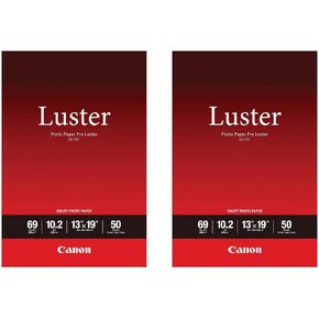 Canon Canon ورق صور LU-101 Pro Luster (13 × 19 بوصة، 50 ورقة، 255 جرامًا للمتر المربع)