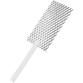 Platinized Titanium Anode Jewelry Plating Tool Titanium Mesh 7.87 x 1.97inch Mesh Cathode Rhodium Palladium Jewelry Plater Tool with Handle for Rhodium Electroplating Electrolysis