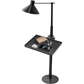 Modern Floor Lamp Tray Accessory, Microphone Stand Plastic Tray, Multi-Purpose, Tall Standing Lamp Tray, Mic Stand Clamp-On Rack Tray Holder Suitable for Most Mic Stands (8.7" x 6.5")