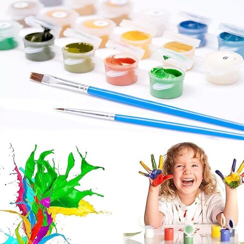 طقم طلاء عيد الميلاد الشتوي بالأرقام للبالغين المبتدئين، طلاء للكبار سهل DIY بالأرقام، مشهد ميلاد عيد الميلاد، طلاء حسب الرقم بدون إطار ديكور جدار المنزل 16 × 20 بوصة in Kuwait