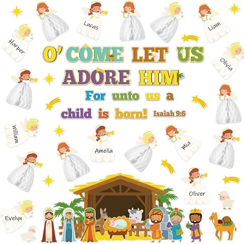 Zhanmai Christmas Bulletin Board Set Xmas Cutouts Christmas Cutouts Paper Winter Holiday Bulletin Board Cutouts Winter Classroom Wall Decorations School Christmas Holiday Supplies(Merry and Bright) in Kuwait