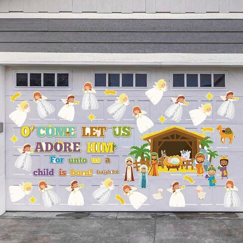 Zhanmai Christmas Bulletin Board Set Xmas Cutouts Christmas Cutouts Paper Winter Holiday Bulletin Board Cutouts Winter Classroom Wall Decorations School Christmas Holiday Supplies(Merry and Bright) in Kuwait