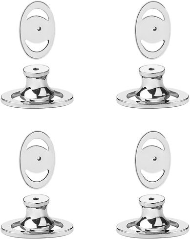 Locking Earring Backs for Studs, Hypoallergenic 18K Gold Bullet Earring Backs Replacements for Studs/Droopy Ears, Secure Locking Backing for Sensitive Ears(8PCS) in Kuwait