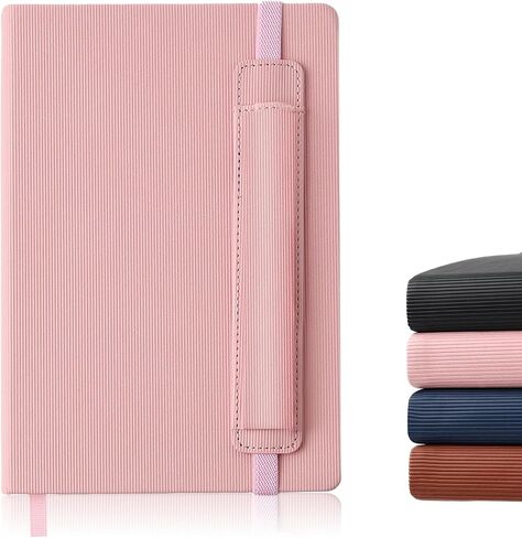 Notebook Journal, 256 Pages A5 Lined Leather Journals with Pen Holder, Daily Journal for Writing, Journaling, Travel and Bible Notes in Saudi Arabia