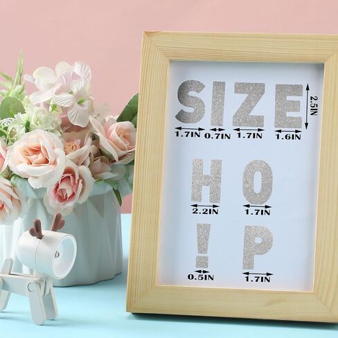 Harloon 232 Pcs 24 Sheets Large Glitter Letter Stickers Big Font Alphabet Letter Self Adhesive Letters Kit Mailbox Stickers for Mailbox Bulletin Boards Classroom Home(Black,2.5 Inch) in Kuwait