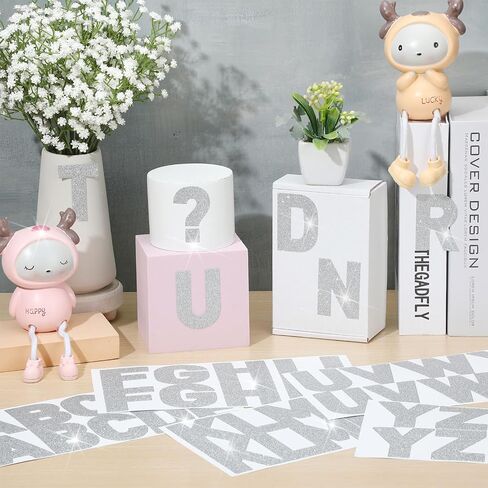 Harloon 232 Pcs 24 Sheets Large Glitter Letter Stickers Big Font Alphabet Letter Self Adhesive Letters Kit Mailbox Stickers for Mailbox Bulletin Boards Classroom Home(Black,2.5 Inch) in Kuwait