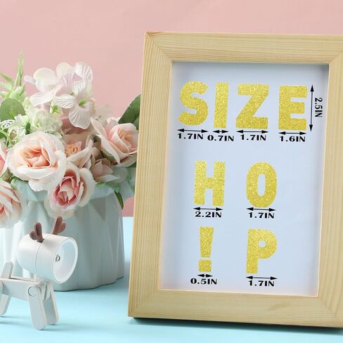 Harloon 232 Pcs 24 Sheets Large Glitter Letter Stickers Big Font Alphabet Letter Self Adhesive Letters Kit Mailbox Stickers for Mailbox Bulletin Boards Classroom Home(Black,2.5 Inch) in Kuwait