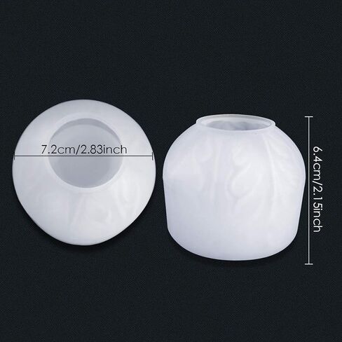 FineInno Box Resin Molds Silicone Casting Mold Crystal Cup Jewelry Box Molds Epoxy Craft Mold for Flower Pot/Pen Candle Soap Jewelry Holder in Saudi Arabia