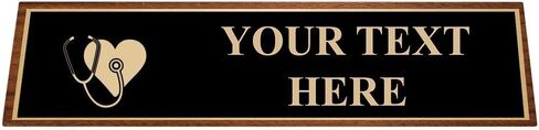 Personalized Desk Name Plates for Nurses, Nursing Desk Name Plate With Customized Engraving Prime in Saudi Arabia