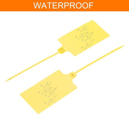 100 Pcs Plastic Tags Green Shipping Tags Blank Water Proof Tags Locking Key Labels with Marker Ties Marker Pen for Office Automotive Shop Supplies in Saudi Arabia