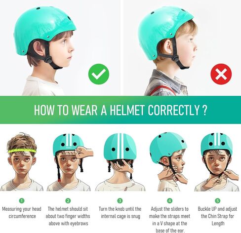 MOUNTALK Kids/Toddler Bike Helmet,Skateboards Helmets for Age 3-5/5-8/8-14 Years Old Junior Boys and Girls Helmet, Adjustable 3 Sizes Cover Children to Adult in Saudi Arabia