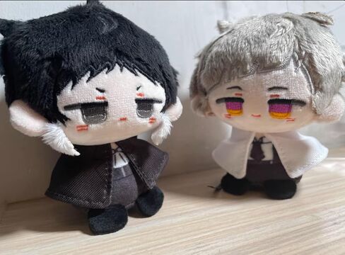 Anime Plush Doll Dazai Osamu Nakahara Chuuya Edogawa Rampo Mini Pendant Keychain Cute Toy Kids Gift（Dazai Osamu） in Saudi Arabia
