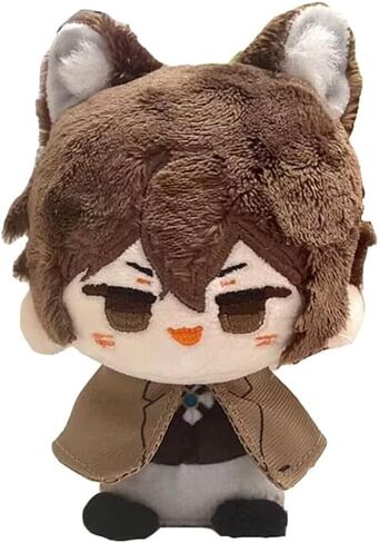 Anime Plush Doll Dazai Osamu Nakahara Chuuya Edogawa Rampo Mini Pendant Keychain Cute Toy Kids Gift（Dazai Osamu） in Saudi Arabia