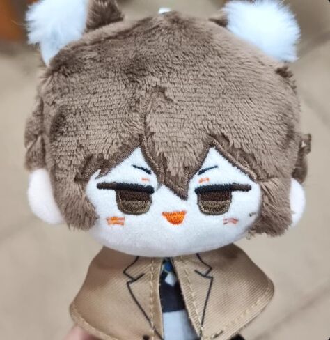 Anime Plush Doll Dazai Osamu Nakahara Chuuya Edogawa Rampo Mini Pendant Keychain Cute Toy Kids Gift（Dazai Osamu） in Saudi Arabia