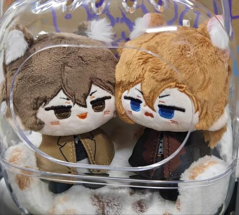 Anime Plush Doll Dazai Osamu Nakahara Chuuya Edogawa Rampo Mini Pendant Keychain Cute Toy Kids Gift（Dazai Osamu） in Saudi Arabia