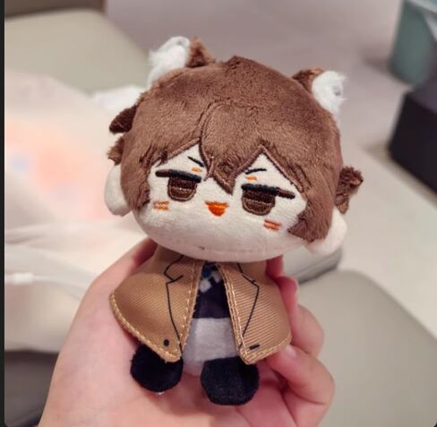 Anime Plush Doll Dazai Osamu Nakahara Chuuya Edogawa Rampo Mini Pendant Keychain Cute Toy Kids Gift（Dazai Osamu） in Saudi Arabia