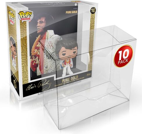 واقي البوب ​​من EVORETRO لألبوم البوب ​​- عبوة من 10 قطع، بلاستيك PET قابل لإعادة التدوير بسمك 0.35 مم، حافظ على مجموعتك في حالة جيدة in Kuwait