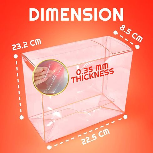 واقي البوب ​​من EVORETRO لألبوم البوب ​​- عبوة من 10 قطع، بلاستيك PET قابل لإعادة التدوير بسمك 0.35 مم، حافظ على مجموعتك في حالة جيدة in Kuwait