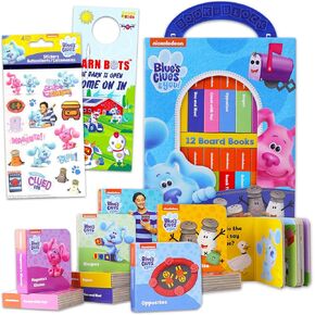 Blue's Clues My First Board Books Set - Bundle with 12 Blue's Clues Board Books for Toddlers, Kids Plus More | Blue's Clues Educational Toys