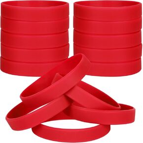 30 PCS Silicone Bracelets Wristbands for kid, Sports Rubber Elastic Wristband Bracelet for Party Decorations Favors Set Pack Blue
