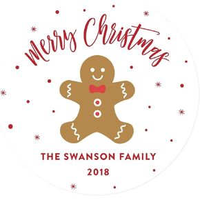 Andaz Press Christmas Round Circle Gift Sticker Labels, Red Green Calligraphy Tree, Merry Christmas, to from, 40-Pack, Envelope Stationery Seals in Kuwait