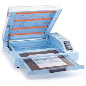 OFFNOVA DTF Oven, A3 A4 A5 Powder DTF Curing Oven, Time & Temperature Control Curing Heater DTF Film Sheet Drawer Model for T-Shirts hat Transfer