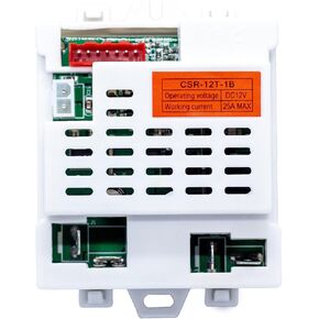 Replacement CSR-12T-1B=CSR-12T-1A 12v Control Box Receiver for Ride on car Compatible with Power Wheels Best Choice Products Jeep Parts KidsTruck Controller Control kit