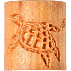 MKM Pottery Tools Wood Mini Handle Rollers for Clay (MRX-05 Sea Turtles)