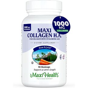 Collagen with Hyaluronic Acid Capsules - 1.5x More Efficient Absorption - Kosher Type I Hydrolyzed Marine Collagen Capsules Hyaluronic Acid Supplements for Hair, Skin, Nails, Joint & Bone Health, 120