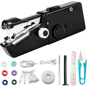 Handheld Sewing Machine for Beginners, Mini Portable Electric Handheld Sewing Machine for Adult, Easy to Use and Fast stitch Suitable for Clothes,Fabrics, Cutains,DIY Home Travel
