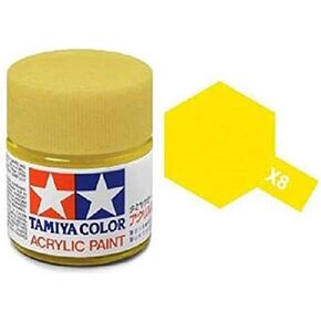Tamiya Models X-8 Mini Acrylic Paint, Lemon Yellow