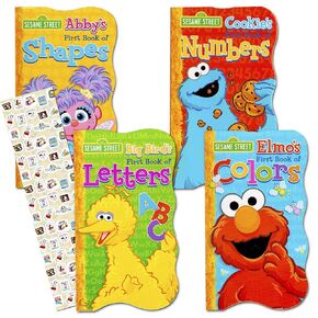 Sesame Street First Board Books - Set of Four (ABCs, 123s, Colors, Shapes)