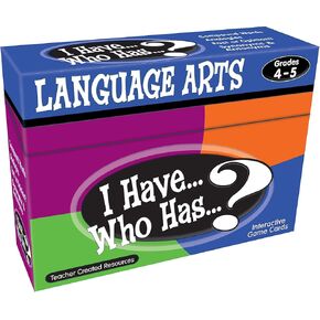 Teacher Created Resources 4&5 I Have Language Arts Game, Multi, 5.5 x 1.75 x 4 inches