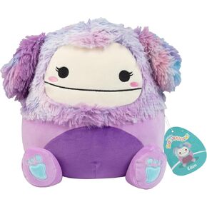 Squishmallows Original 10-Inch Eden The Purple and Blue Christmas Bigfoot - Official Jazwares Plush - Collectible Soft & Squishy Stuffed Animal Toy - Add to Your Squad - Gift for Kids, Girls & Boys