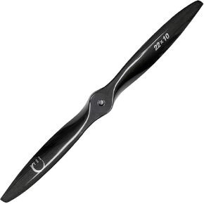 XOAR PJT1 22 Inch 2-Blade Carbon Fiber RC Airplane Propeller Prop for Gas Fixed-Wing RC Planes (22x10 Tractor)
