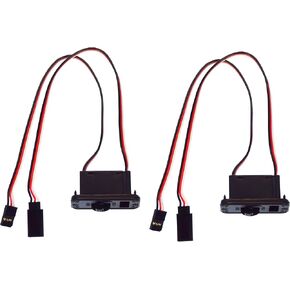 Apex RC Products Futaba Style Heavy Duty On/Off Switch W/Charge Port - 2 Pack #1057