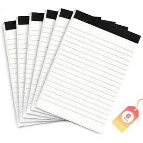 Yellow Legal Pads 8.5 x 11 Writing Pads Yellow Note Pads 8.5 x 11 Perforated Wide Ruled Lined Notepads Pads of Paper 3 Pack Yellow Pads 30 Sheets Per Notebook Legal Notepads for Office, Home, School