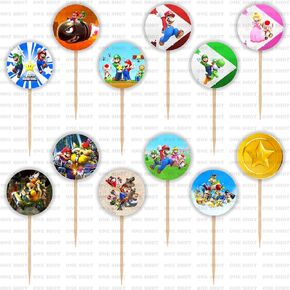 Super Mario Cupcake Toppers