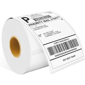 4x6" Direct Thermal Shipping Labels, 500 Perforated Mailing Shipping Labels, Strong Adhesive, Compatible with Zebra, Nelko, Rollo, MUNBYN