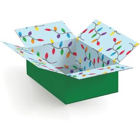 Great Papers! GiftIn Corrugated Shipping Box, Holiday Lights for Gifts, Birthdays, Holidays, and Care Packages, 2 Pack (2024052)