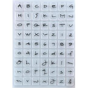 English Letter Alphabet Clear Stamps for Card Making Decoration and DIY Scrapbooking 2212081 (1) in Kuwait