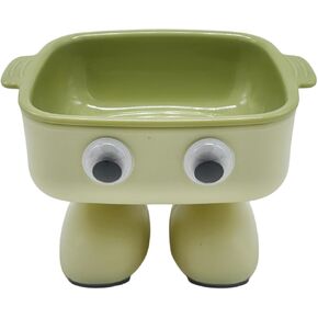 PETFULY Pet Bowl Feeder for Cats & Dogs, Elevated Non-Slip Cute Dish Bowl for Water and Food - Dry & Wet Food - Indoor Cats and Small-Medium Breed Dogs, 250ml