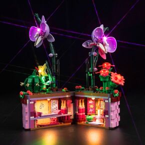 VONADO LED Light Kit Compatible with Lego Encanto Isabela’s Flowerpot 43237 (No Models Only Light) Creative Lighting Set Accessories Compatible with Lego 43237 Building Set