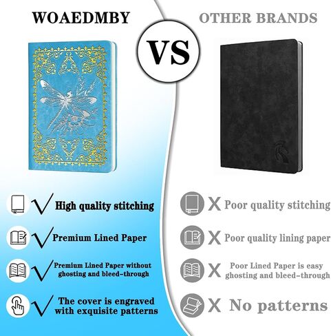 Dragonfly Lovers Gift Dragonfly A5 Size Lined Journal Notebook Encouragement Gift Inspirational Gift Friends Gift Multi Color Journal,1 Pack (Black), (Dragonfly-black) in Saudi Arabia