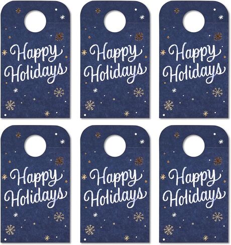 بطاقات هدايا عيد الميلاد من American Greetings لزجاجة النبيذ، Happy Holidays (عدد 6) in Saudi Arabia